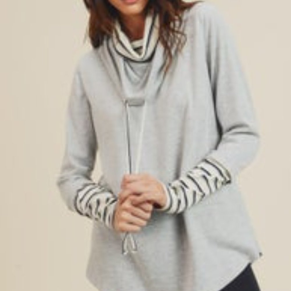 Double Cowl Neck Top